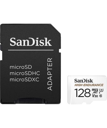 SanDisk 128GB High Endurance Video MicroSDXC Card - C10 U3 V30 4K UHD - SDSQQNR-128G-GN6IA - Buy Online on GoSupps.com
