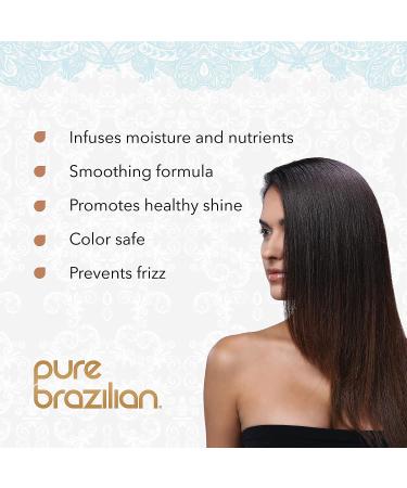PURE BRAZILIAN Deep Conditioning Masque with Brazilian Keratin, Acai & Arginine - 8oz - Buy Online on GoSupps.com