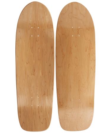 Moose Old School Skateboard Deck (10" x 33", Natural)