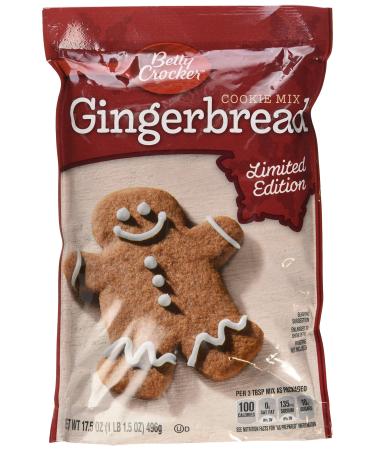 Betty Crocker Gingerbread Cookie Mix 17.5 Oz (Pack of 2) 17.5 Ounce (Pack of 2)