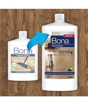 Buy Bona Parquet Oil Polish & Cleaner | Glossy Finish for Painted Wood Floors | 1L Parquet Care & Sealing Solutions - Buy Online on GoSupps.com