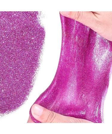 Jemesi Lavender Holographic Glitter Powder - 100g Fine Glitzer for Epoxy Resin Nail Art Body Decoration & More | International Shipping - Buy Online on GoSupps.com