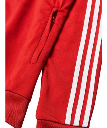 adidas Originals Kids' Superstar Track Top in Lush Red/White - Medium - Buy Online on GoSupps.com