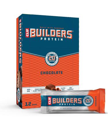 CLIFF Builders Protein Bars Bundle - Cookies 'n Cream & Chocolate Flavors - 20g Protein - 2.4 oz. (12 Count) Each - Buy Online on GoSupps.com