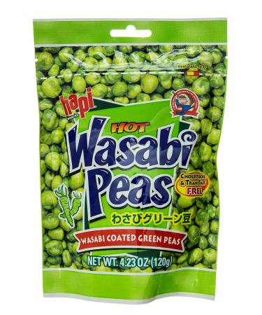 Hapi Wasabi Coated Green Peas, 4.23 oz - Buy Online on GoSupps.com
