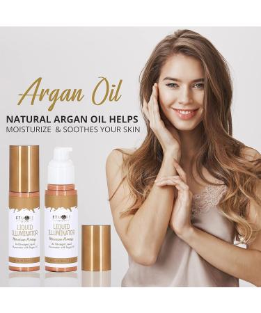Etmore Radiant Glow Liquid Illuminator with Argan Oil - Natural Luminosity for a Stunning Radiance (Moroccan Princess) - Buy Online on GoSupps.com