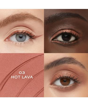 Lanc me Id le Tint Long Wear Liquid Eyeshadow & Eyeliner - 03 Hot Lava | Multi-Use Eye Makeup in Warm Copper Shimmer - Buildable Color & 16H Wear - Buy Online on GoSupps.com