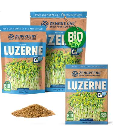 ZenGreens - Organic wheat seeds - Choose between 10g 200g and 500g - Wheat seeds with germination rate above 97% - Microgreens