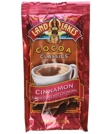 Land O Lakes Cocoa Classics Cinnamon and Chocolate Hot Cocoa Mix, 1.25 Ounce -- 12 per case