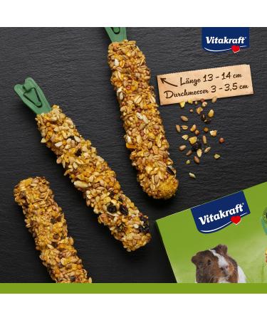 Vita Power Kr cker Mix for Guinea Pigs - Healthy Sugar-Free & Grain-Free Treats with Honey Nuts & Fruits (3 Pieces) - Buy Online on GoSupps.com