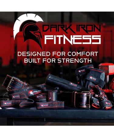 Dark Iron Fitness Knee Brace - Medium Padded Compression Sleeves for Weightlifting & Powerlifting - Buy Online on GoSupps.com