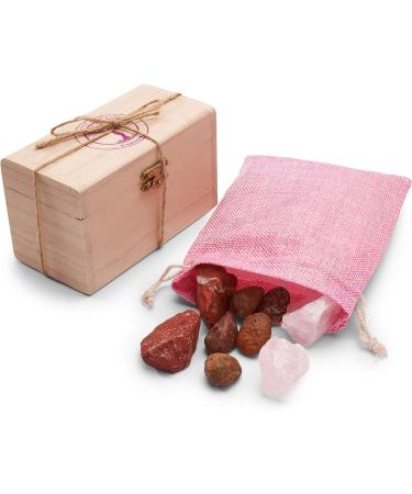 Love & Affection: 100% Natural Gemstone Water Stones | Premium Healing Stone Mixture | Purified Spring Water - Buy Online on GoSupps.com