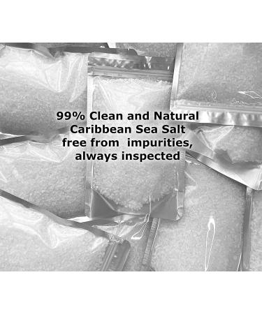Caribbean Real Sea Salt Coarse 16 Oz - Unrefined Gourmet Salt Refill - Organic & Unprocessed Grains for Cooking - All Natural Caribbean Sea - Salt for Grinder - Buy Online on GoSupps.com