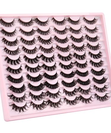 ALICE E-Russian Strip Lashes Natural Look 5 Styles Mixed Fluffy Wispy Hybrid 30 Pairs Pack - Buy Online on GoSupps.com