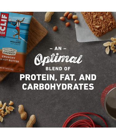 CLIF Energy Bar Crunchy Peanut Butter 2.4 oz 12 Count Pack of 2 - Energize with Nutritious Snack Bars - Buy Online on GoSupps.com