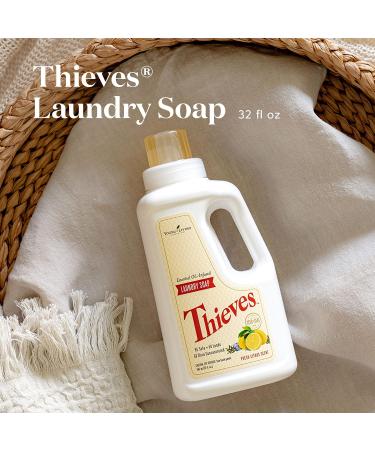 Young Living Thieves Ultra Concentrated Laundry Soap | 32 fl oz | Plant-Based Laundry Detergent & Cleaning Supplies for Eco-Friendly Cleaning - Buy Online on GoSupps.com