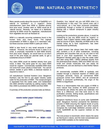 Kala Health OptiMSM  Pure Methylsulfonylmethane MSM Supplement Powder  Organic  Gluten Free  Non-GMO  Best MSM Sulfur Crystals/Powder for Kids and Adults  Hair Growth  Inflammation  Skin Health 8.81 Ounce (Pack of 1) - Buy Online on GoSupps.com