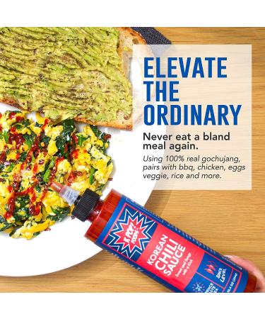 KPOP Foods Korean Chili Sauce - Gochujang Sauce 10.4 oz Squeeze Bottle - Buy Online on GoSupps.com