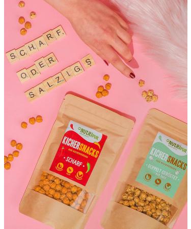 Buy Delicious Giggles Salted Chickpeas Snack - 120g Vegan Double Roasted Natural Snack - Buy Online on GoSupps.com