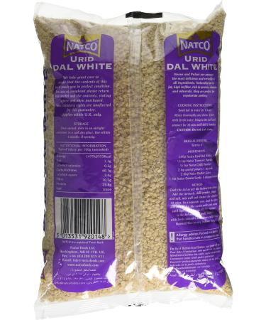 Natco White Urid Dal 2 kg - Premium Quality Split Black Lentils - Buy Online on GoSupps.com