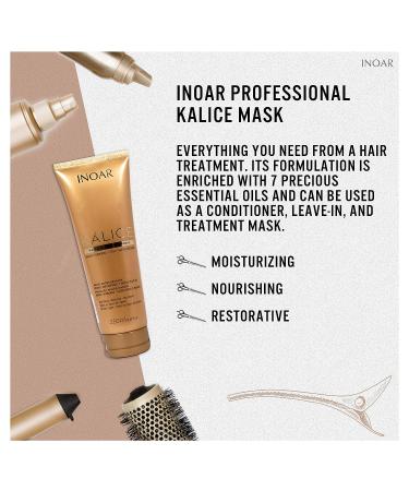 INOAR PROFESSIONAL Kalice Hair Mask - Nourishing Essential Oil Treatment (8.4 oz) - Buy Online on GoSupps.com