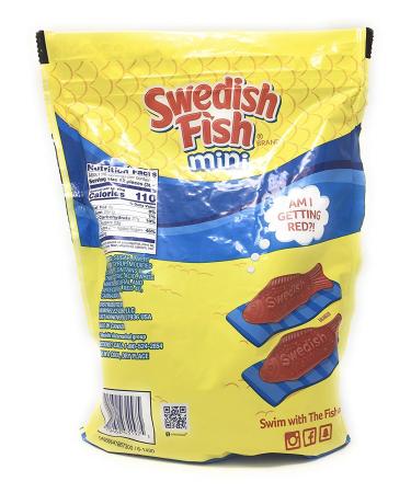 Mini Red Swedish Fish - 1lb Bag | Delicious Chewy Candy - Buy Online on GoSupps.com