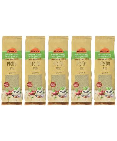 Ostmann White Pepper Ground - Pack of 5 (5 x 100g) | Premium Quality Spice for International Shipping - Buy Online on GoSupps.com