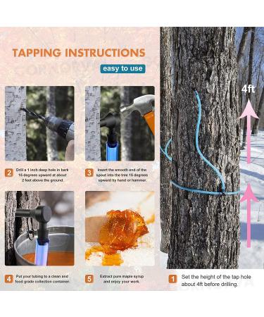 GORNORVA 24 PCS Maple Syrup Taps - Plastic Maple Sugaring Spiles for Maple Birch Syrup Supplies - Buy Online on GoSupps.com