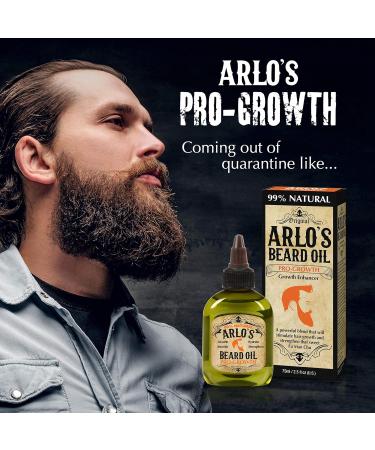 Arlo's Pro Growth Beard Oil - Citrus Basil 2.5 oz | Boost Beard Hair Growth - Buy Online on GoSupps.com