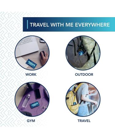 Travel Lite Alcohol-Free Hand Wipes with Aloe Vera & Vitamin E - 200ct Individually Wrapped Fresh Scent Wipes for Adults & Kids - Buy Online on GoSupps.com