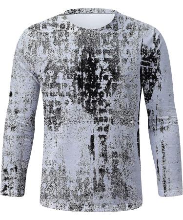 Men's Slim Fit Long Sleeve Workout Shirt - White, Large | Athletic Leisure Wear - Buy Online on GoSupps.com