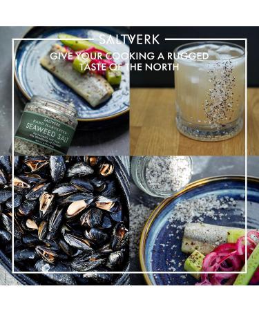 Saltverk Seaweed Sea Salt - 3.17 Ounces Jar - Hand Harvested Gourmet - Eco-Friendly - Buy Online on GoSupps.com