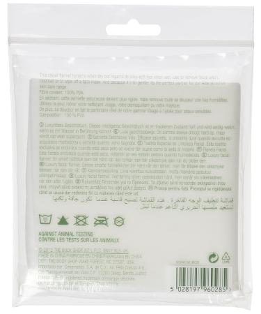 The Body Shop Luxury Flannel Facial Washcloth - Soft & Gentle Face Cleansing Cloth - Buy Online on GoSupps.com
