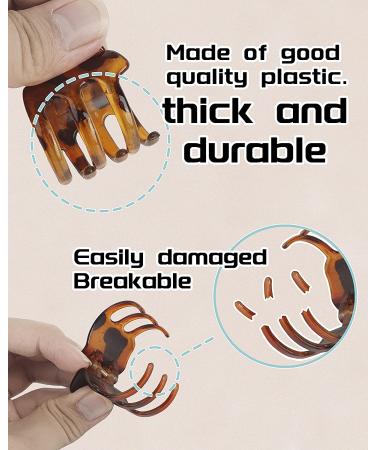 18pcs 1.3 Inch Medium Hair Claw Clips Set for Women and Girls | No-Slip Jaw Clips - Buy Online on GoSupps.com