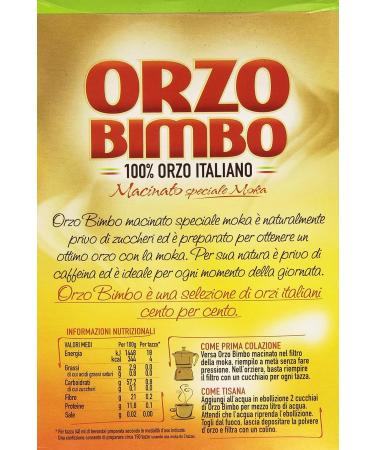 Orzo Bimbo Barley & Coffee Powder for Moka 17.63oz (500g) - Authentic Italian Import Perfect for International Shipping - Buy Online on GoSupps.com