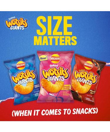 Walkers Wotsits Giants Sweet & Spicy Snacks Crisps 130 g - Buy Online on GoSupps.com