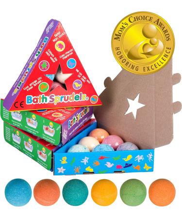 Kids Bath Bombs with Surprise Inside - 6 Pack Fizzies for Ages 3+ | Ideal Toys for Boys, Girls, Men, Women | Family Fun Bath Time Essential - Buy Online on GoSupps.com