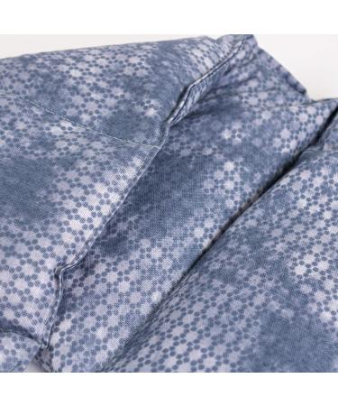 Grape Seed Pillow 75x20cm - Large 8-Chamber Heat Pad in Used-Look Grey-Blue | Buy Grain Pillow Online - Buy Online on GoSupps.com