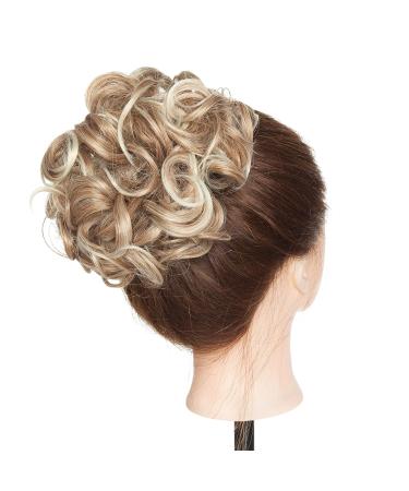 SEGO Hair Extensions - Light Brown to Bleached Blonde Hairpiece Bun for Effortless Updos | Real Hair Hair Tie - Buy Online on GoSupps.com