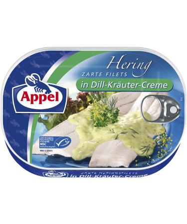 Appel Herring Filets in Dill-Kraueter Creme 200 grams (7.05 oz)