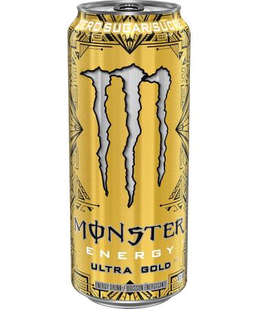Monster Energy Ultra Gold 473mL Cans Pack of 12 - Buy Online on GoSupps.com
