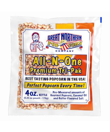 Great Northern Popcorn 4 Ounce Premium Popcorn Portion Packs Case of 12