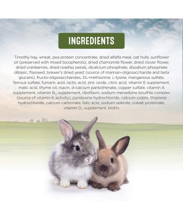 Living World Green Botanicals Juvenile Rabbit Food 1.36 kg (3 lb) - Buy Online on GoSupps.com