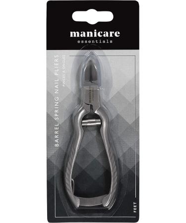Manicare Barrel Spring Nail Pliers Extra Strong Heavy Duty Surgical Grade Japanese Stainless Steel Chiropody Podiatry Thick Ingrown Toenails Hung Nails Removes Dead Skin Pedicure Footcare Men Barrel Spring Nail Pliers - Buy Online on GoSupps.com