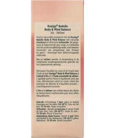 Kneipp Badolie Body & Mind Balance 1st 100 ml - Buy Online on GoSupps.com
