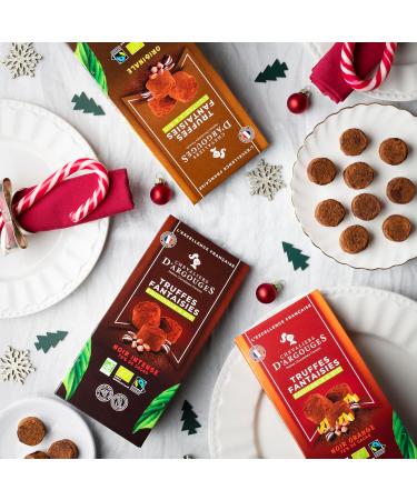 Chevaliers d'Argouges - Fantasy Truffles Organic/Fairtrade - Christmas Tasting Gift Box - 160g - Buy Online on GoSupps.com