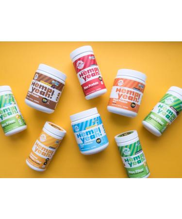 Manitoba Harvest Hemp Organic Max Protein Powder Unsweetened & Hemp Yeah Balanced Protein + Fibre Powder Unsweetened 454g with 15g protein 8g Fibre&2g Omegas 3&6 per Serving - Buy Online on GoSupps.com