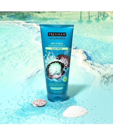 Freeman Anti-Stress Clay Mask with Dead Sea Minerals - 6 fl oz | Beauty & Skincare - Buy Online on GoSupps.com
