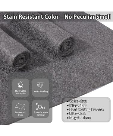 XANGNIER Thickened Magic Cleaning Cloth 8 Pcs - Lint Free & Reusable Microfiber Rag for Windows, Mirrors, Glass & Car Cleaning - Gray - Buy Online on GoSupps.com