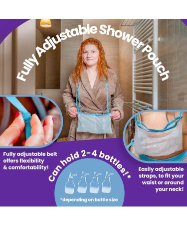 Mastectomy Drain Holder | Adjustable Pouch & Shower Bag Set | Essential Recovery Supplies for Breast Surgery - Cosy Morning - Buy Online on GoSupps.com
